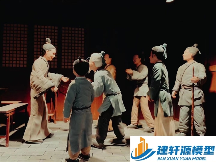 大邑喻侃压粮饷军场景