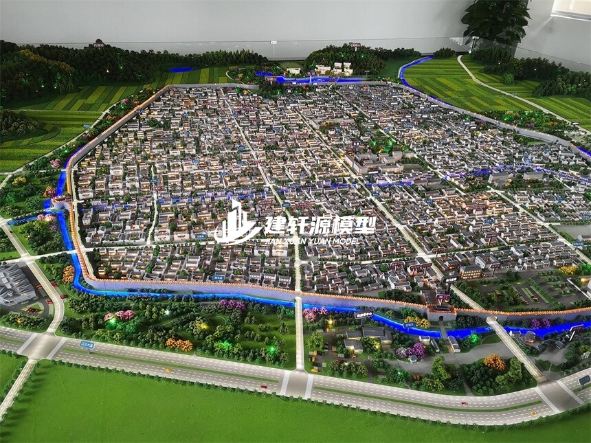 大邑城市规划模型