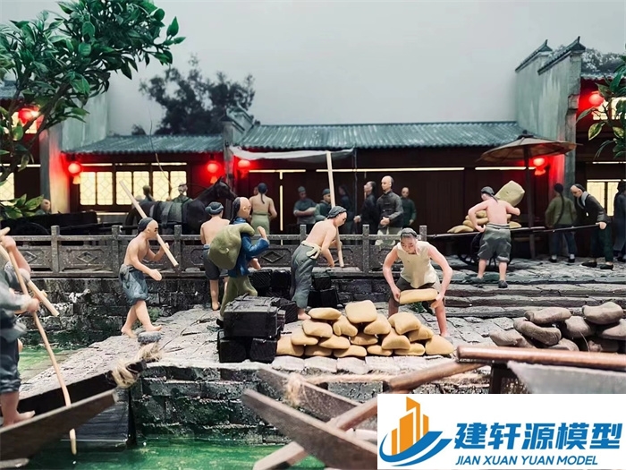 大邑博物馆江南水乡模型