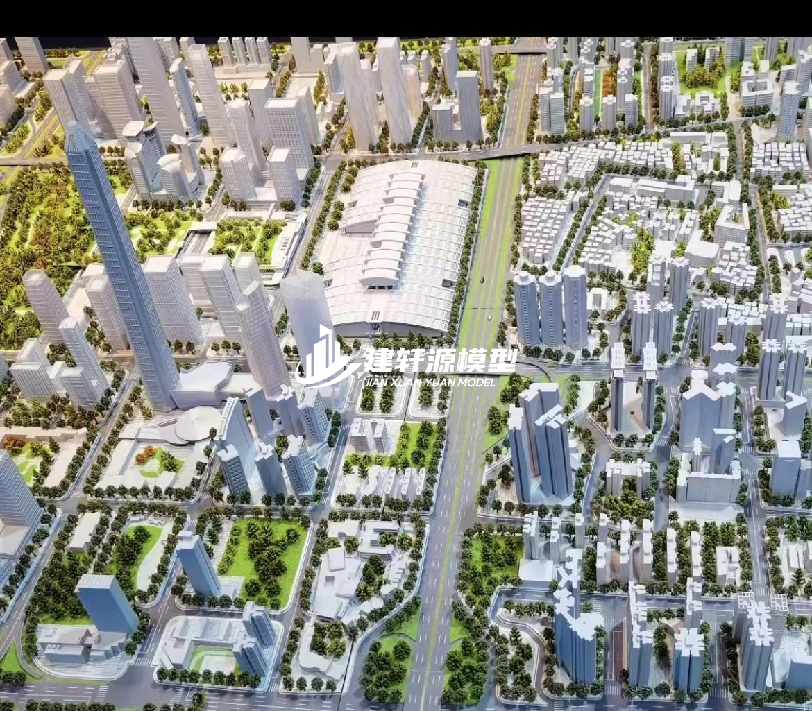 大邑城市规划模型